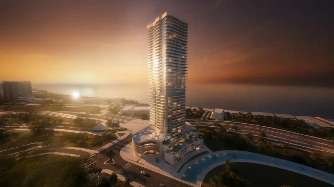 Radiant Waves Al Reem Island Abu Dhabi evening view