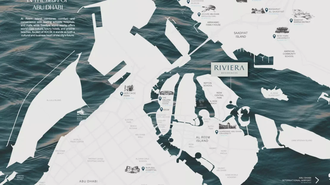 riviera residences in reem island abu dhabi mered map