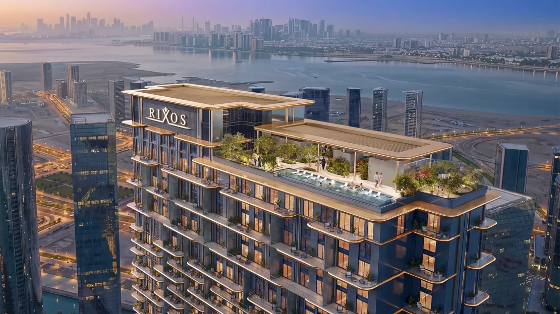 rixos reem residences reem island top view