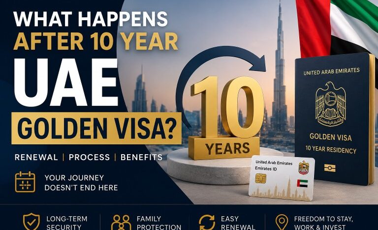 What Happens After Your 10-Year UAE Golden Visa Expires