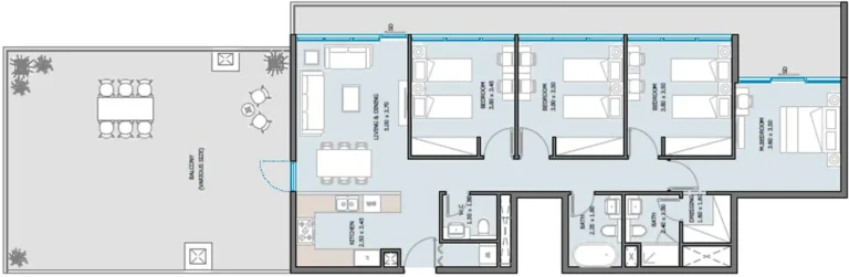 4 bedroom plan