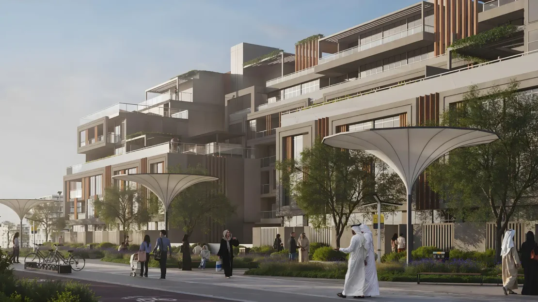 sila at masdar city reportage walkway