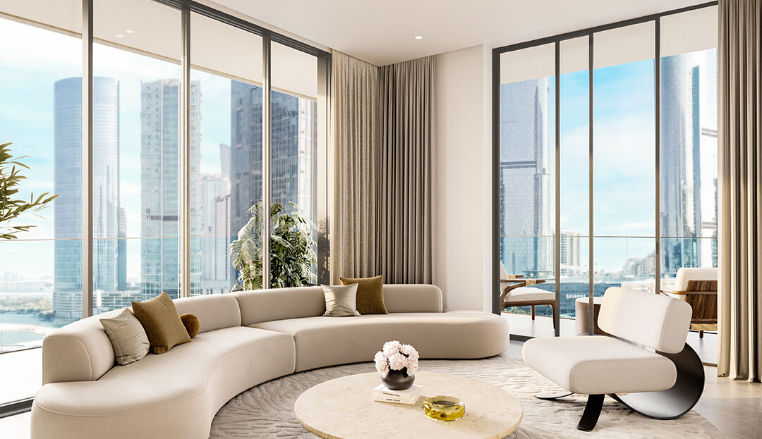 Tara Park by Modon Al Reem Island living room