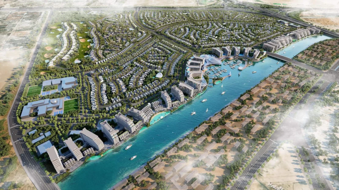 sobha city yas island aerial view 2