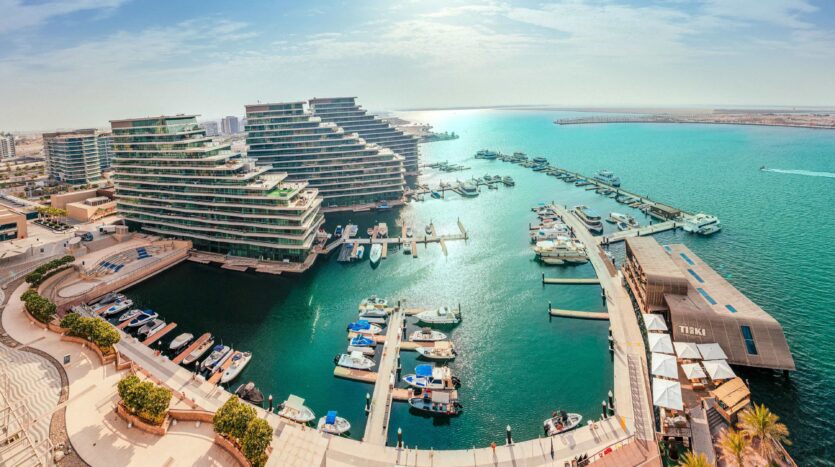 al raha beach long view