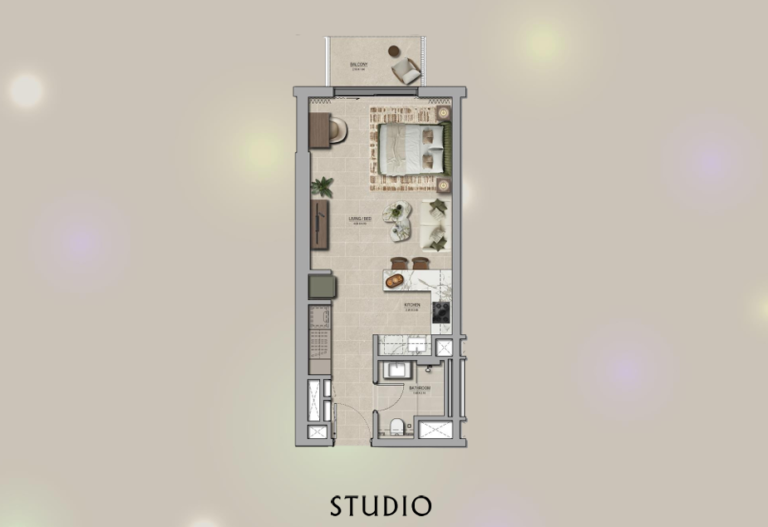 yas park place studio plan