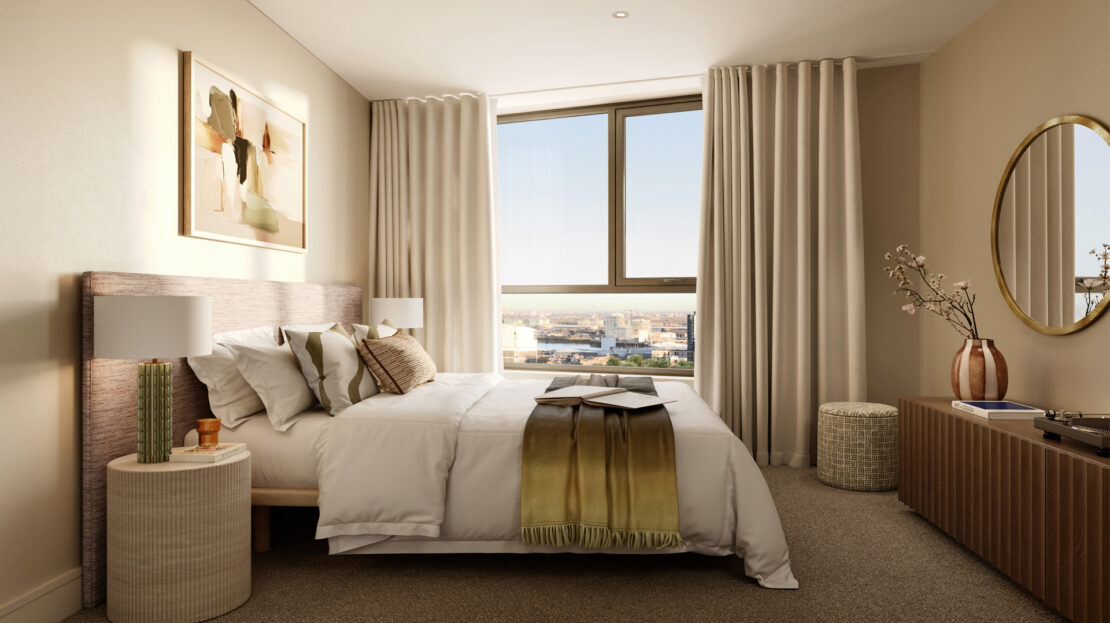 london square woolwich bedroom