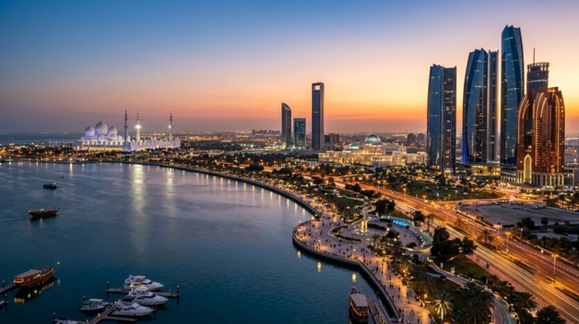 abu dhabi costal view