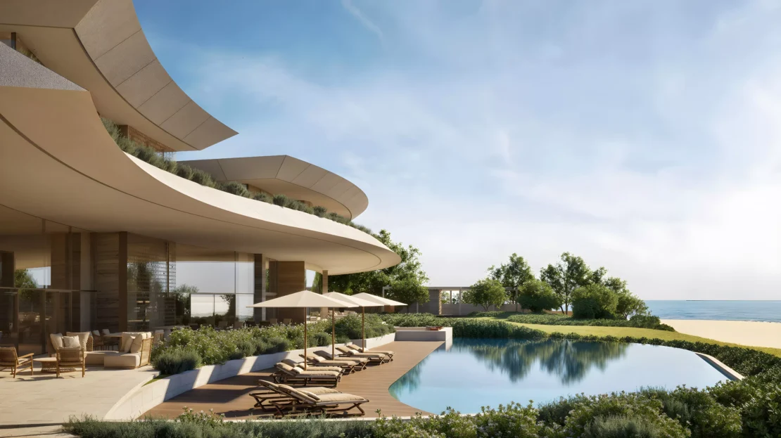 Bvlgari resorts and mansions pool view side