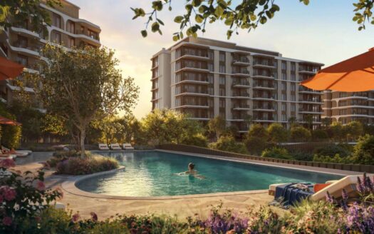 The Canopies at Yas Point Waterfront Apartments on Yas Island by Aldar pool