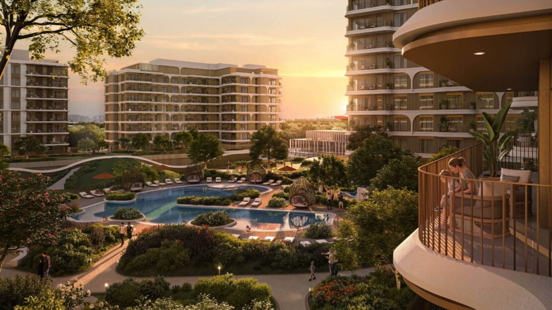 The Canopies at Yas Point Waterfront Apartments on Yas Island by Aldar balcony view