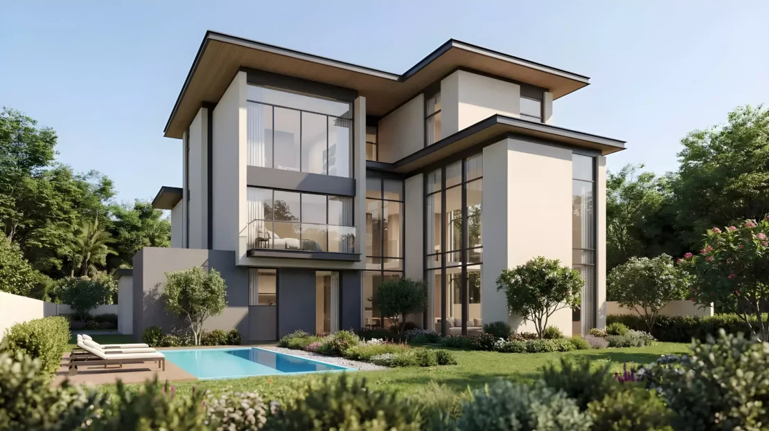orchids sobha city rear view
