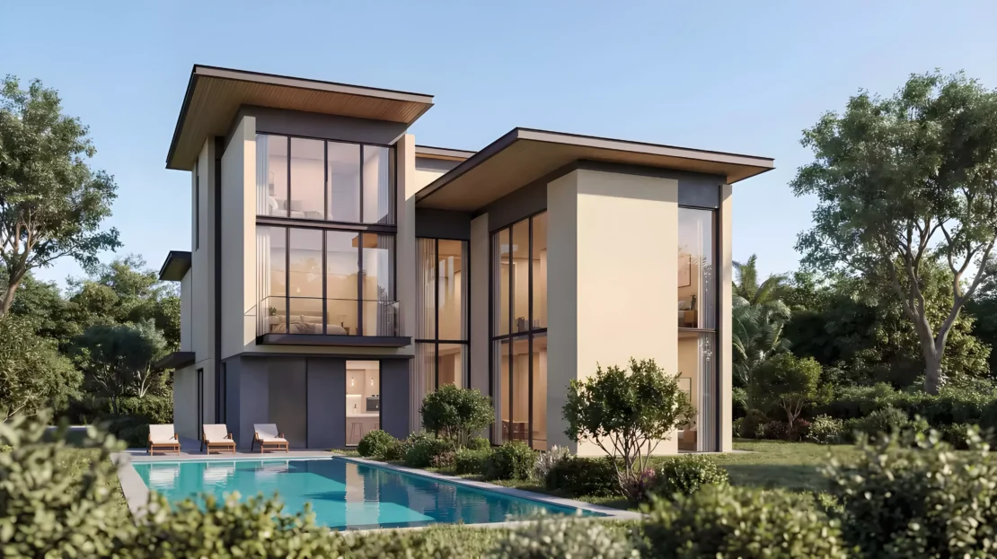 orchids sobha city rear view