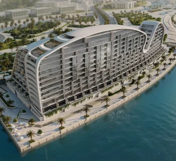 Hilton Residences Al Raha Beach top view